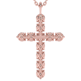 Lab Grown Diamond Cross Necklace 