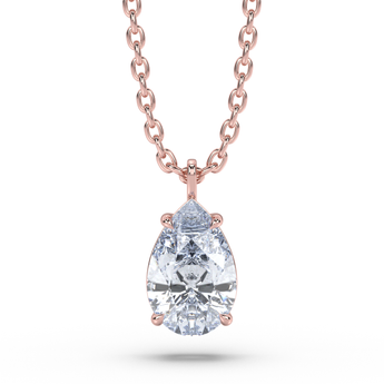 Lab Grown Diamond Pendant Necklace 