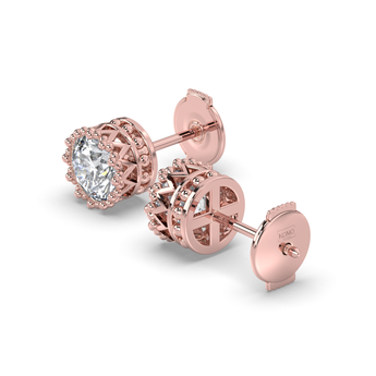 Lab Grown Diamond Stud Earrings 