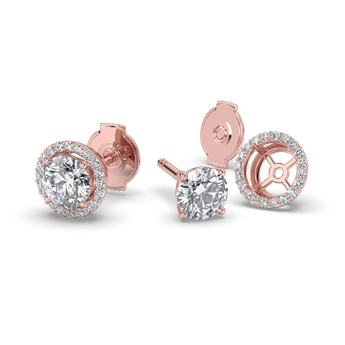 Lab Grown Diamond Stud Earrings 