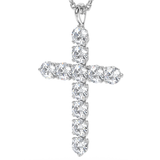 Lab Grown Diamond Cross Necklace 