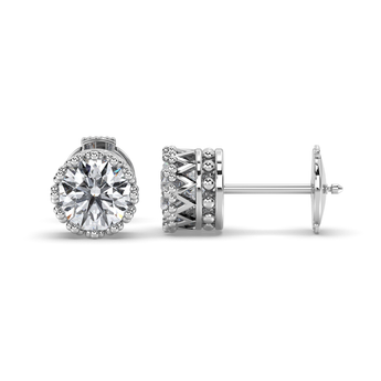 Lab Grown Diamond Stud Earrings 