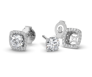 Lab Grown Diamond Stud Earrings 