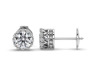 Lab Grown Diamond Stud Earrings 