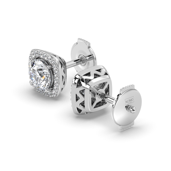 Lab Grown Diamond Stud Earrings 