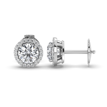 Lab Grown Diamond Stud Earrings 
