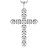 Lab Grown Diamond Cross Necklace 