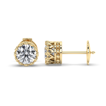Lab Grown Diamond Stud Earrings 
