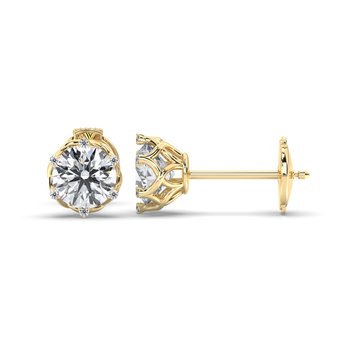 Lab Grown Diamond Stud Earrings 