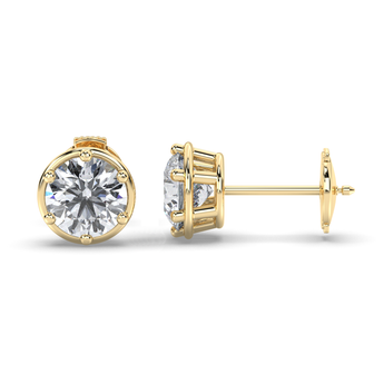 Lab Grown Diamond Stud Earrings 