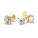 Lab Grown Diamond Stud Earrings 