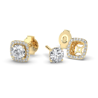 Lab Grown Diamond Stud Earrings 