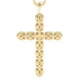 Lab Grown Diamond Cross Necklace 