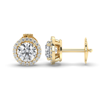 Lab Grown Diamond Stud Earrings 