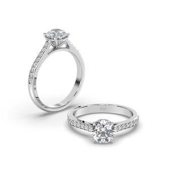 Lab Grown Diamond Engagement Ring 