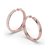 Lab Grown Diamond Hoop Earrings 
