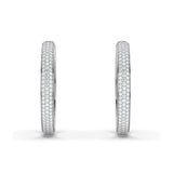 Lab Grown Diamond Hoop Earrings 