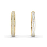 Lab Grown Diamond Hoop Earrings 