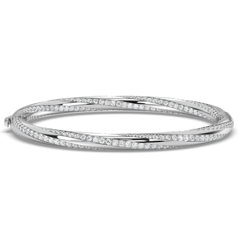 Lab Grown Diamond Bangle Bracelet 