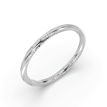 Lab Grown Diamond Bangle Bracelet 