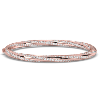 Lab Grown Diamond Bangle Bracelet 