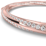 Lab Grown Diamond Bangle Bracelet 