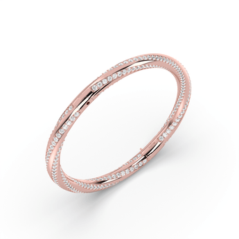 Lab Grown Diamond Bangle Bracelet 
