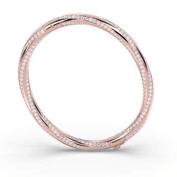 Lab Grown Diamond Bangle Bracelet 