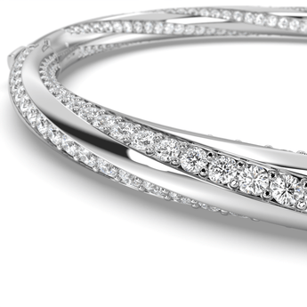 Lab Grown Diamond Bangle Bracelet 