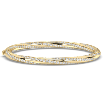 Lab Grown Diamond Bangle Bracelet 