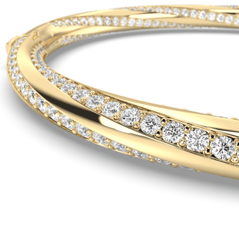 Lab Grown Diamond Bangle Bracelet 