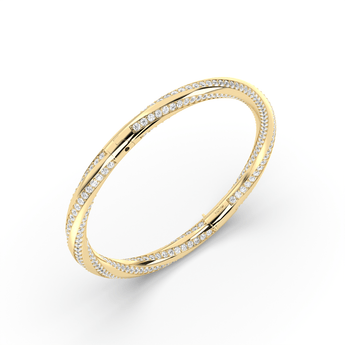 Lab Grown Diamond Bangle Bracelet 