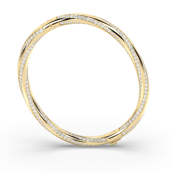 Lab Grown Diamond Bangle Bracelet 
