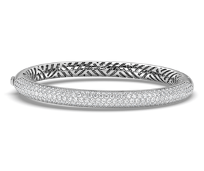 Lab Grown Diamond Bangle Bracelet 