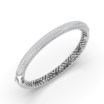 Lab Grown Diamond Bangle Bracelet 
