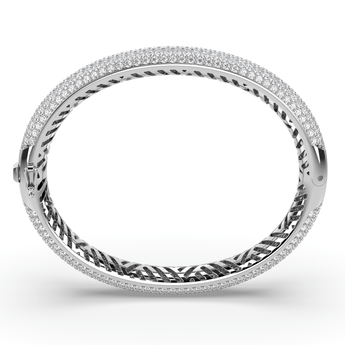 Lab Grown Diamond Bangle Bracelet 