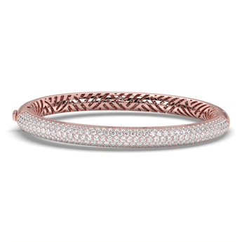 Lab Grown Diamond Bangle Bracelet 