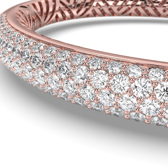 Lab Grown Diamond Bangle Bracelet 