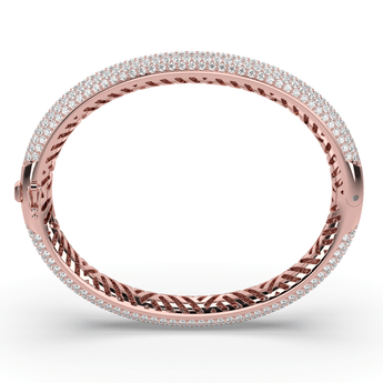 Lab Grown Diamond Bangle Bracelet 