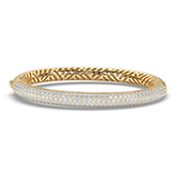 Lab Grown Diamond Bangle Bracelet 