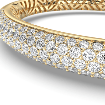 Lab Grown Diamond Bangle Bracelet 