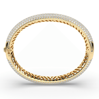 Lab Grown Diamond Bangle Bracelet 