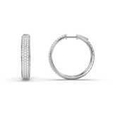 Lab Grown Diamond Hoop Earrings 