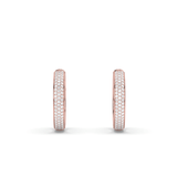 Lab Grown Diamond Hoop Earrings 