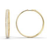 Lab Grown Diamond Hoop Earrings 