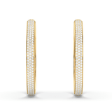Lab Grown Diamond Hoop Earrings 
