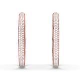 Lab Grown Diamond Hoop Earrings 