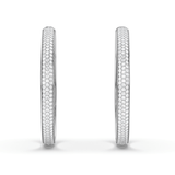 Lab Grown Diamond Hoop Earrings 