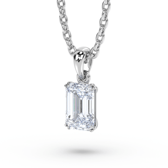 Lab Grown Diamond Pendant Necklace 