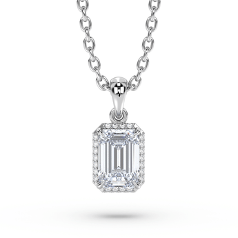 Lab Grown Diamond Pendant Necklace 